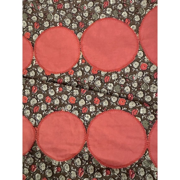 Boden Womens US 2 Cotton Skirt Pink Brown Pattern A-line Polka Dot Spring Cotton - Picture 4 of 9